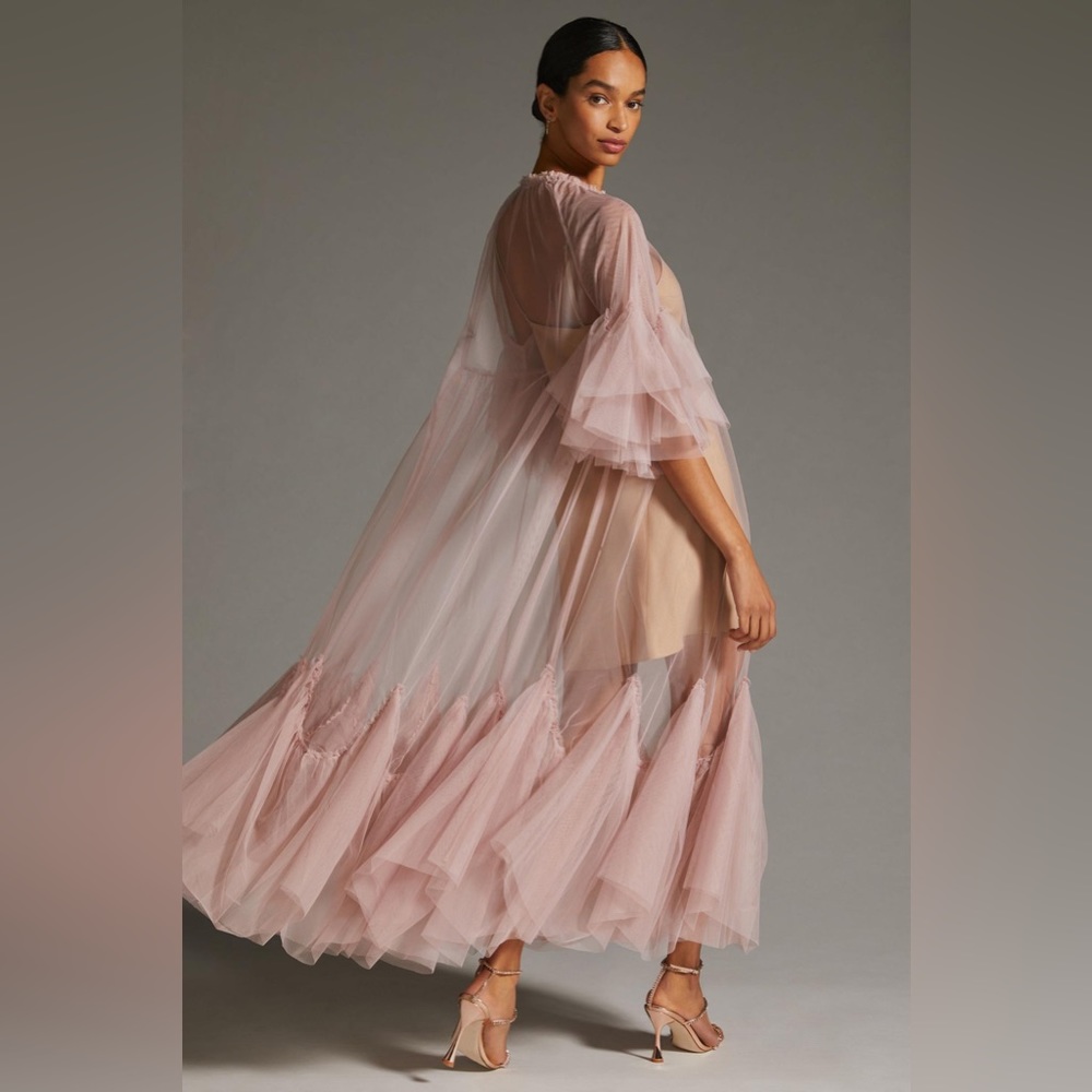 Anthropologie Glamorous Tulle Layer Dress